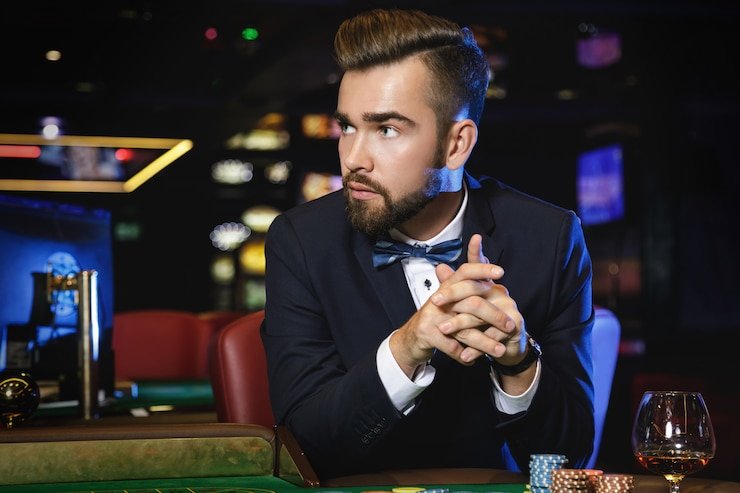 Baccarat table view